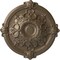 Ekena Millwork Hamilton Ceiling Medallion (Fits Canopies up to 3 3/4"), 17 3/8"OD x 1 3/4"P, Warm Silver CM17HAWSS - alternate 1